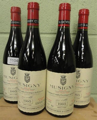 Lot 1104 - Domaine Comte Georges de Vogue Musigny Cuvee Vieilles Vignes Grand Cru 1995, Cote de Nuits (x4)...