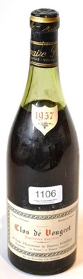 Lot 1106 - Domaine Ponnelle Clos Vougeot 1957 U: 5cm