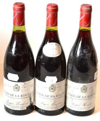 Lot 1113 - Prosper Maufoux Clos De La Roche 1978 (x3) (three bottles) U: 1cm, 1cm, 1.5cm