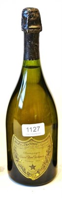 Lot 1127 - Dom Perignon 1973, vintage champagne U: 1cm inverted, nicks to label & foil