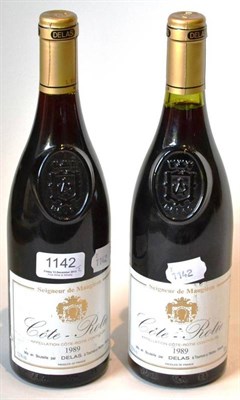 Lot 1142 - Delas Freres Cote Rotie Seigneur de Maugiron 1989, Rhone (x2) (two bottles)