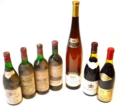 Lot 1150 - A Mixed Parcel of Seven Bottles Including: Domaine Roger Sabon Chateauneuf du Pape 1981;...