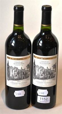 Lot 1152 - Chateau Montelena The Montelena Estate Cabernet Sauvignon, Napa Valley 2003 (x2) U: into neck