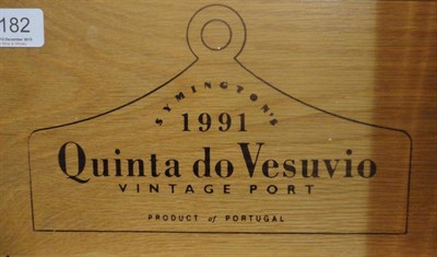 Lot 1182 - Quinta do Vesuvio Single Quinta 1991, vintage port, half case, owc (six bottles)