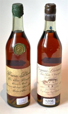 Lot 1208 - Cognac Lheraud Reserve du Templier, Fine Petite Champagne Cognac, 0.7l, 42%; Cognac Lheraud Special