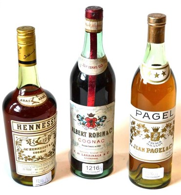 Hennessy Bras Armé Cognac - 1960s (40%, 70cl) – Old Spirits Company