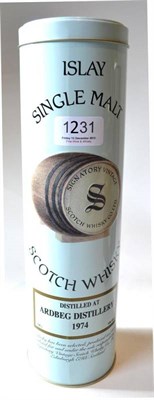 Lot 1231 - Ardbeg 23 Year Old, Signatory Vintage, distilled 1974, bottled 1997, cask No. 1059, 1060 &...