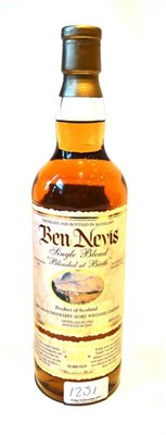 Lot 1251 - Ben Nevis 40 Year Old, Single Blend, distilled 1962, bottled 2002, 70cl, 40%