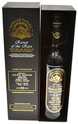 Lot 1263 - Glen Mhor 31 Year Old, Rarest of the Rare, Single Malt Scotch Whisky, distilled 1975, bottled 2007