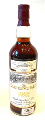 Lot 1267 - Glendronach 1968 Vintage 25 Year Old, Single Highland Malt Scotch Whisky, bottled 1992, 750ml, 43%