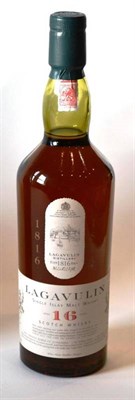 Lot 1293 - Lagavulin 16 Year White Horse Distillers 75cl, White Horse Distillers, 75cl, 43%, with original...