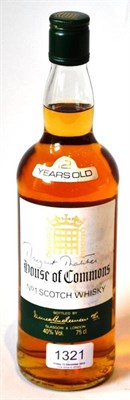 Lot 1321 - Margaret Thatcher Interest: House of Commons 12 Year Old Signed by Margaret Thatcher, 75cl, 40%