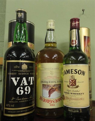 Lot 1360 - A Mixed Parcel of Whisky Including: Glenfiddich, litre; Famous Grouse, 1.5litre; Bells;...