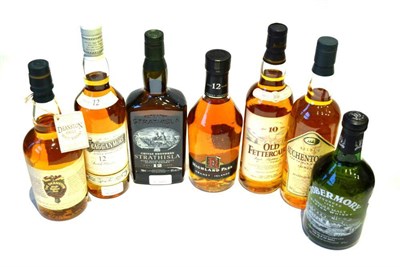 Lot 1361 - A Mixed Parcel to Include: Cragganmore 12 Year Old; Highland Park 12 Year Old; Auchentoshan;...