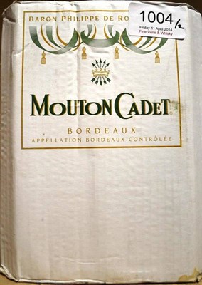 Lot 1004 - Chateau Baron Philippe de Rothschild Mouton Cadet 2001, Bordeaux, oc, half case (x2) (twelve...