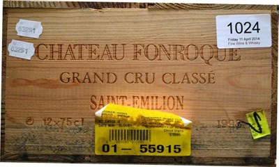 Lot 1024 - Chateau Fonroque 1998, St Emilion, owc (twelve bottles)