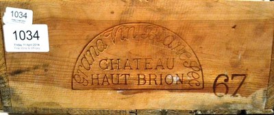 Lot 1034 - Chateau Haut-Brion Blanc 1967, Pessac-Leognan, (x11) owc (eleven bottles) U: all bin soiled,...