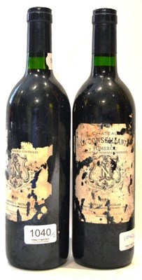 Lot 1040 - Chateau La Conseillante 1989, Pomerol (x2) (two bottles) U: into neck, both soiled and missing...