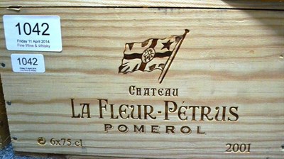 Lot 1042 - Chateau La Fleur-Petrus 2001, Pomerol, half case (six bottles) U: high fill/into neck