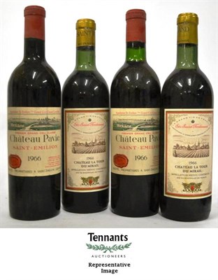 Lot 1045 - Chateau La Tour du Mirail 1966, Haut-Medoc (x6); Chateau Belgrave 1964, Haut-Medoc (x3);...