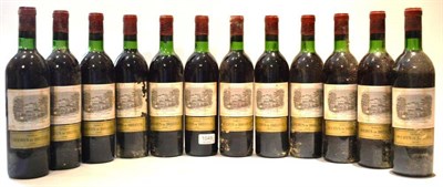 Lot 1049 - Chateau Lafite Rothschild 1970, Pauillac (x12) (twelve bottles) U:removed from badly wormed owc, 9x