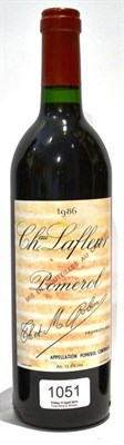 Lot 1051 - Chateau Lafleur 1986, Pomerol U: into neck