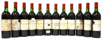 Lot 1054 - Chateau Lalande-Borie 1976, St Julien (x12) (twelve bottles) U: 11x top/upper shoulder, 1x mid...