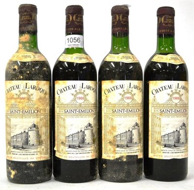 Lot 1056 - Chateau Laroque 1966, St Emilion Grand Cru (x12) (twelve bottles) U: 10x upper shoulder 2x mid...