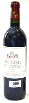 Lot 1059 - Chateau Latour 'Les Forts de Latour' 1998, Pauillac U: high fill