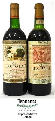 Lot 1068 - Chateau Le Breuil 1966, Grants of St James labels (x6); Chateau Les Palais 1976 (x4) (ten bottles)