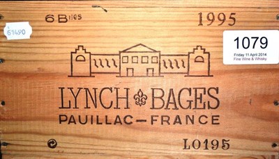 Lot 1079 - Chateau Lynch-Bages 1995, Pauillac, half case, owc (six bottles)