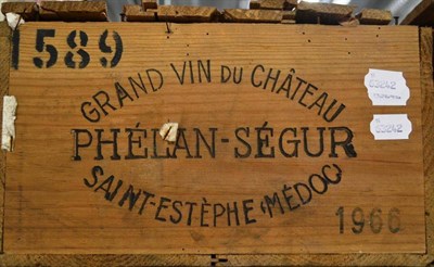 Lot 1091 - Chateau Phelan Segur 1966, St Estephe, owc (twelve bottles) U: all top shoulder