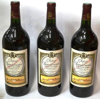 Lot 1098 - Chateau Rauzan-Gassies 1961, Margaux, magnums, owc (six magnums) U: all into neck