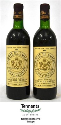 Lot 1111 - Chateau du Caillou 1970, St Julien (x12) (twelve bottles) U: 6x upper/top shoulder, 4x mid...