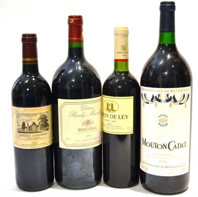 Lot 1130 - A Mixed Parcel Including: Chateau Cantemerle 1995; Chateau Mouton Cadet 1996, magnum; Chateau Rauly