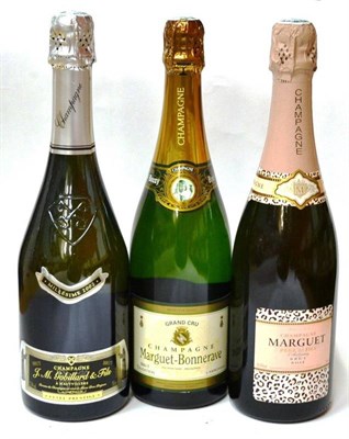 Lot 1178 - J M Gobillard Brut Rose 2000, vintage champagne (x2); J M Gobillard Brut 2002, vintage...