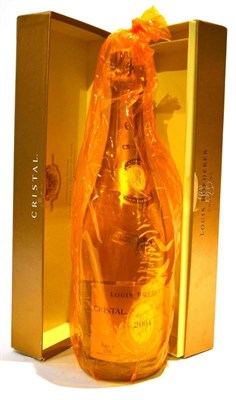 Lot 1181 - Louis Roederer Cristal Brut 2004, vintage champagne, in presentation case