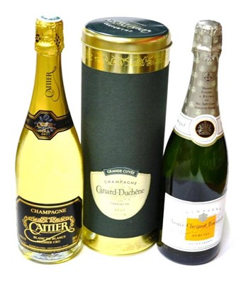 Lot 1187 - Taittinger Prelude Grands Crus, NV champagne (x2); Gosset Grande Reserve Brut, NV champagne;...