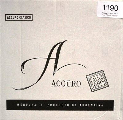 Lot 1190 - Accuro Wineries Malbec 2011, Lujan de Cuyo, Mendoza (twelve bottles)