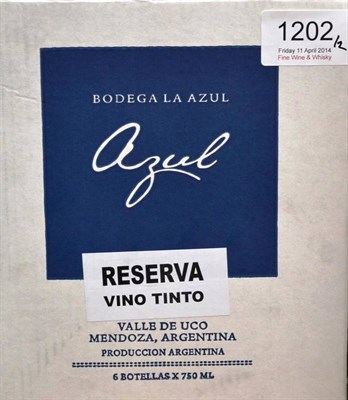 Lot 1202 - La Azul Selection 2009, Valle de Uco, Mendoza, Argentina (twelve bottles)