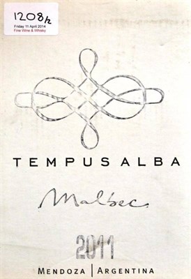 Lot 1208 - Tempus Alba 'Tempus' Malbec 2011, Maipu, Argentina (twelve bottles)