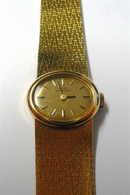 Lot 79 - A Lady's Wristwatch, signed Girard Perregaux, circa 1976, 17-jewel lever movement, gilt...