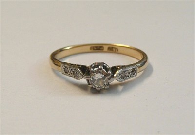 Lot 45 - A Diamond Solitaire Ring, a round brilliant cut diamond in an eight white claw setting, to...