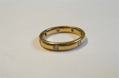 Lot 66 - An 18 Carat Gold Ring, by Boodle and Dunthorne, the plain polished D shaped band set at...