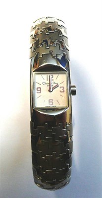 Lot 71 - A Lady's Stainless Steel Wristwatch, signed Christian Dior, Paris, circa 2005, quartz movement,...