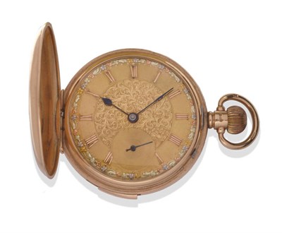 Lot 209 - A 9ct Gold Full Hunting Cased Quarter Repeating Pocket Watch, lever movement with two hammers...