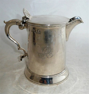 Lot 252 - A George III Silver Mug, with Later Lid and Spout, the Mug, VP, London 1820, the Spout and Lid...