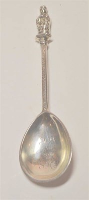 Lot 1262 - Speed Boat Interest; An Edward VII Silver Apostle Spoon, Skinner & Co, London 1909, awarded to Noel