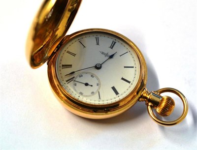 Lot 1058 - A Lady's Full Hunter Fob Watch, signed Elgin, circa 1890, lever movement, signed Elgin Natl...