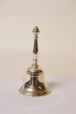 Lot 1233 - An Edward VIII Silver Table Bell, maker's mark worn, London 1936, of typical form with a...